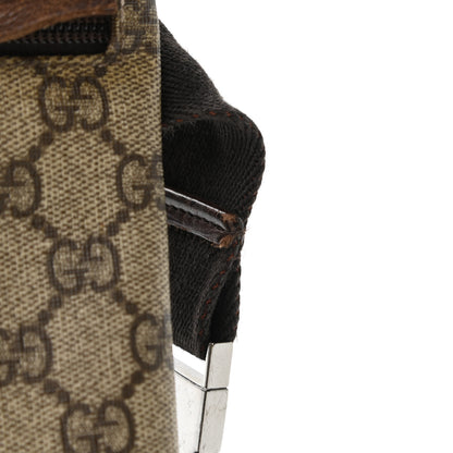 Gucci GG Supreme Double Pocket Belt Bag Ebony 12 of 12