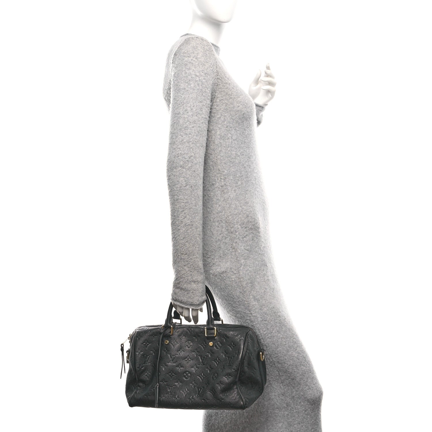 Louis Vuitton Empreinte Speedy Bandouliere 30 NM Black 2 of 9