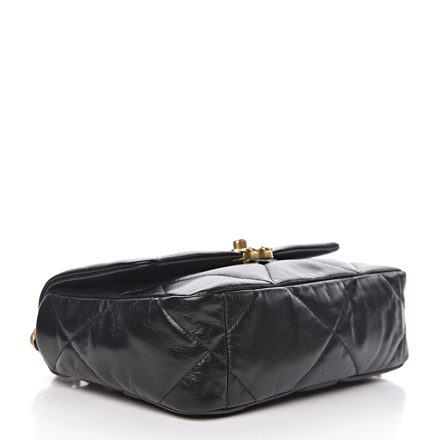 Chanel Lambskin Quilted Medium 19 Flap Black 4 of 11