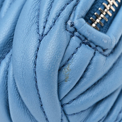 Miu Miu Nappa Matelasse Mini Backpack Blue 13 of 13