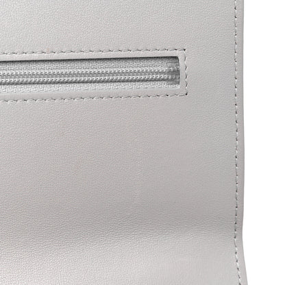 Chanel Lambskin Quilted Chanel 19 Wallet On Chain WOC Grey 12 of 14