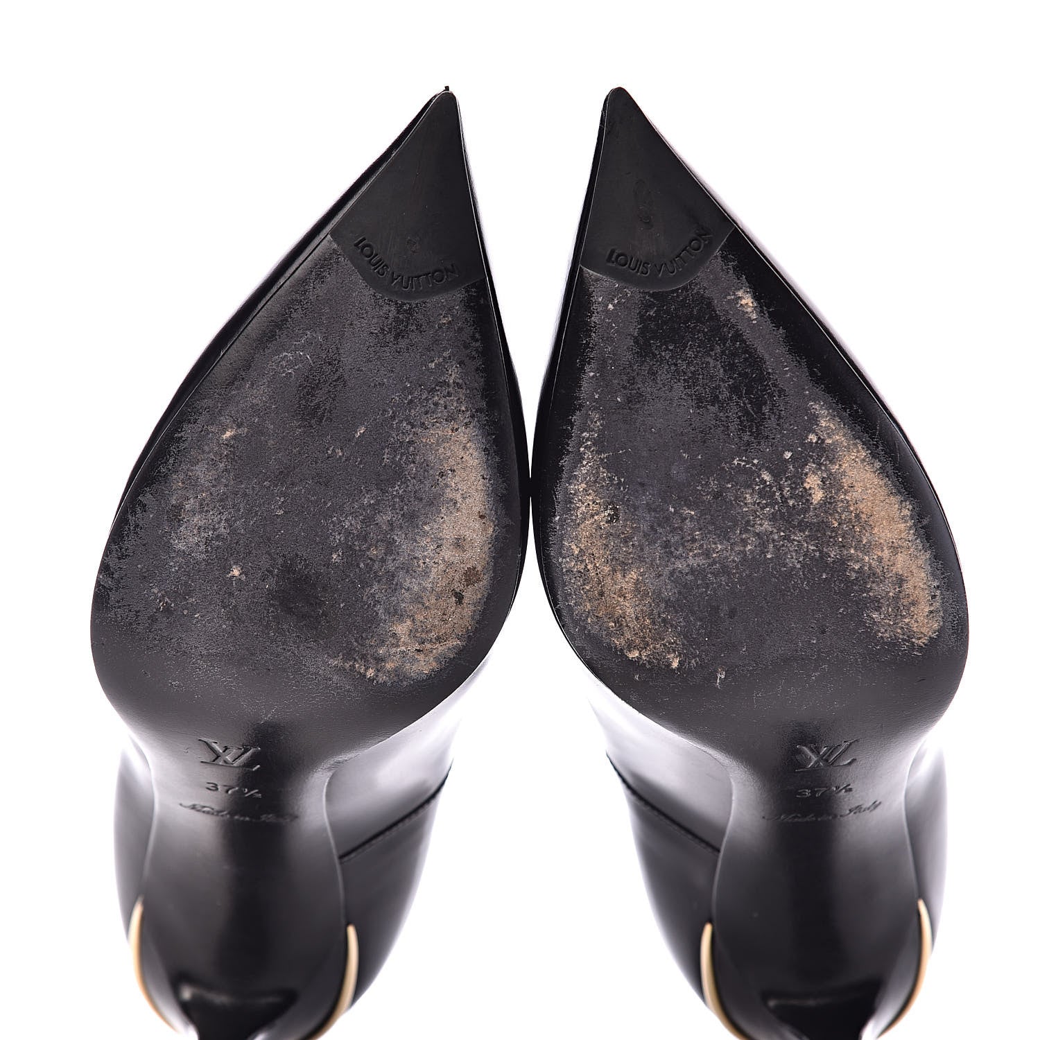 Louis Vuitton Calfskin Eyeline Pumps 37.5 Black 9 of 11