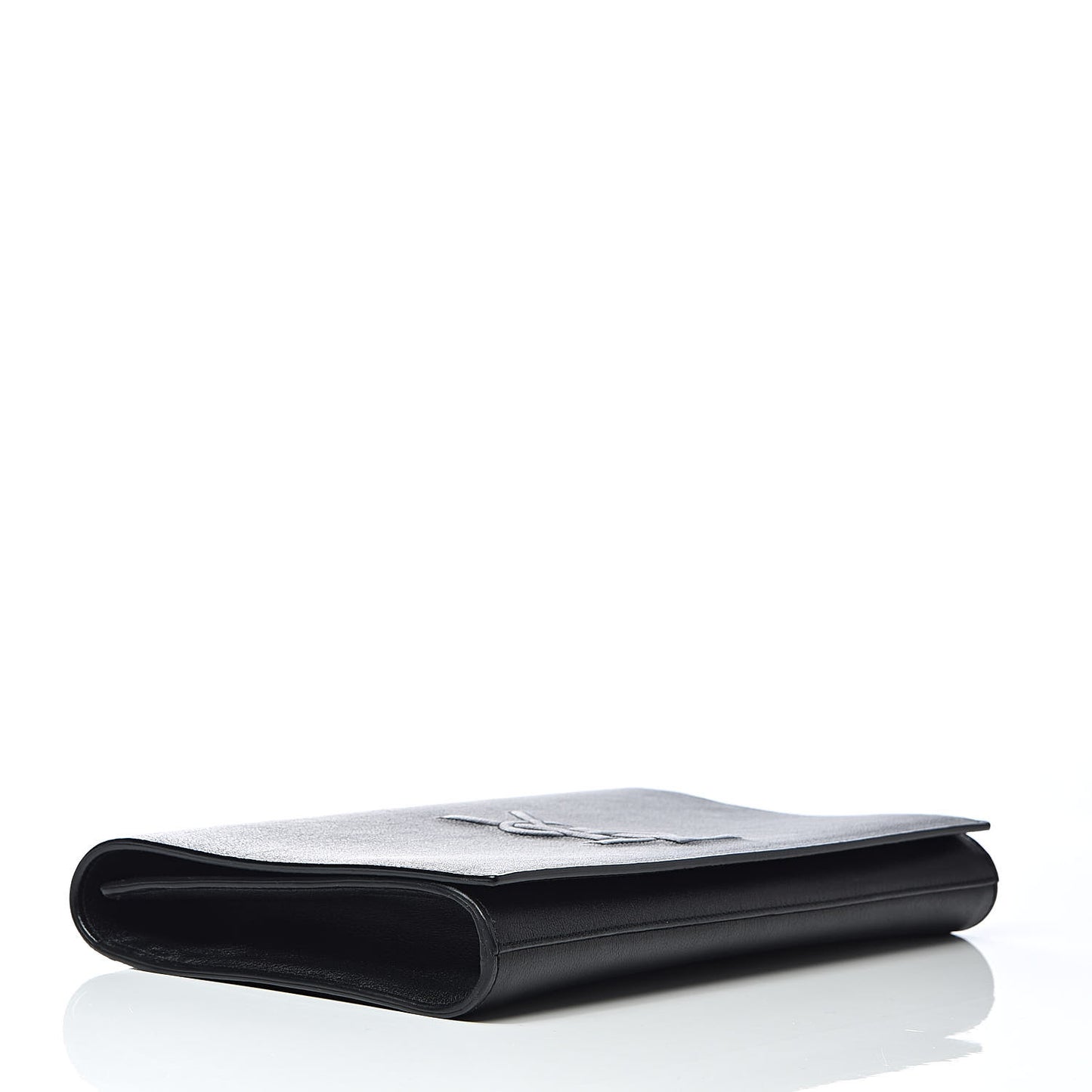 Calfskin Monogram Large Belle De Jour Clutch Black