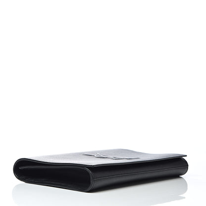 Saint Laurent Calfskin Monogram Large Belle De Jour Clutch Black 4 of 6