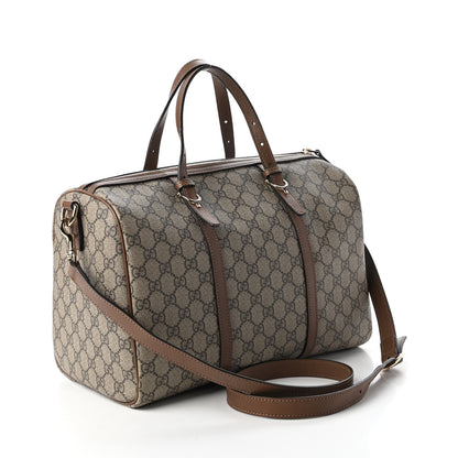 Gucci GG Supreme Monogram Margaux Calfskin Medium Nice Boston Beige Ebony Acero 3 of 12