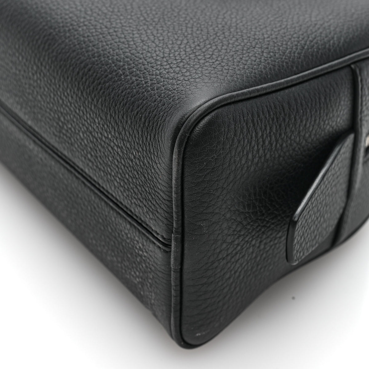 Grained Calfskin Small EW India Black