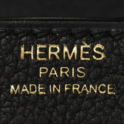 Hermes Togo Kelly Retourne 25 Black 23 of 37