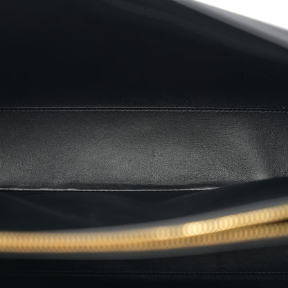 Celine Grained Calfskin Classique 16 Top Handle Bag Black 5 of 12