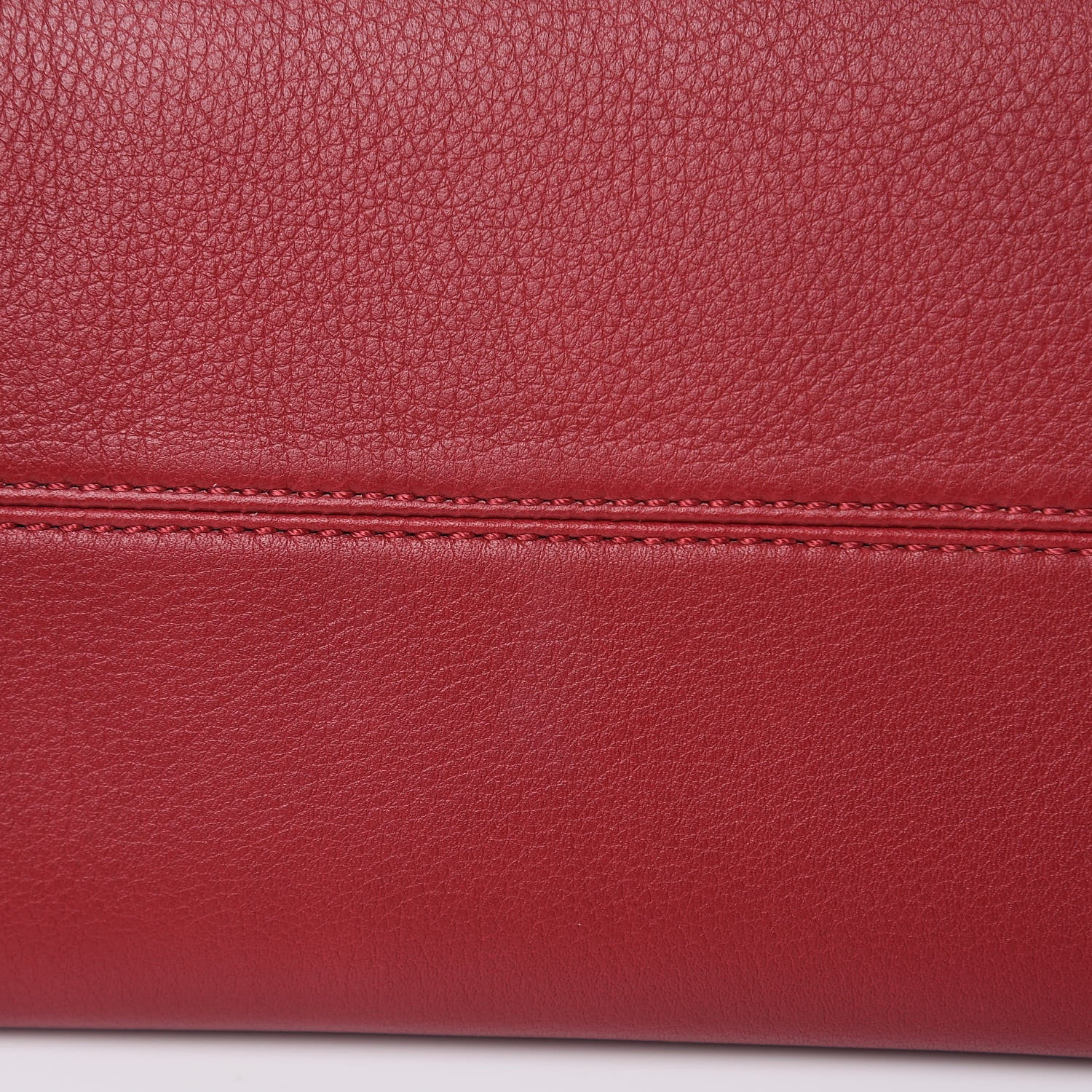 Fendi Vitello Dolce Marmol Medium By The Way Boston Bag Ciliegia 11 of 16