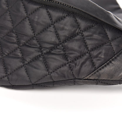 Chanel Nylon Quilted Waist Bag Black 9 of 10