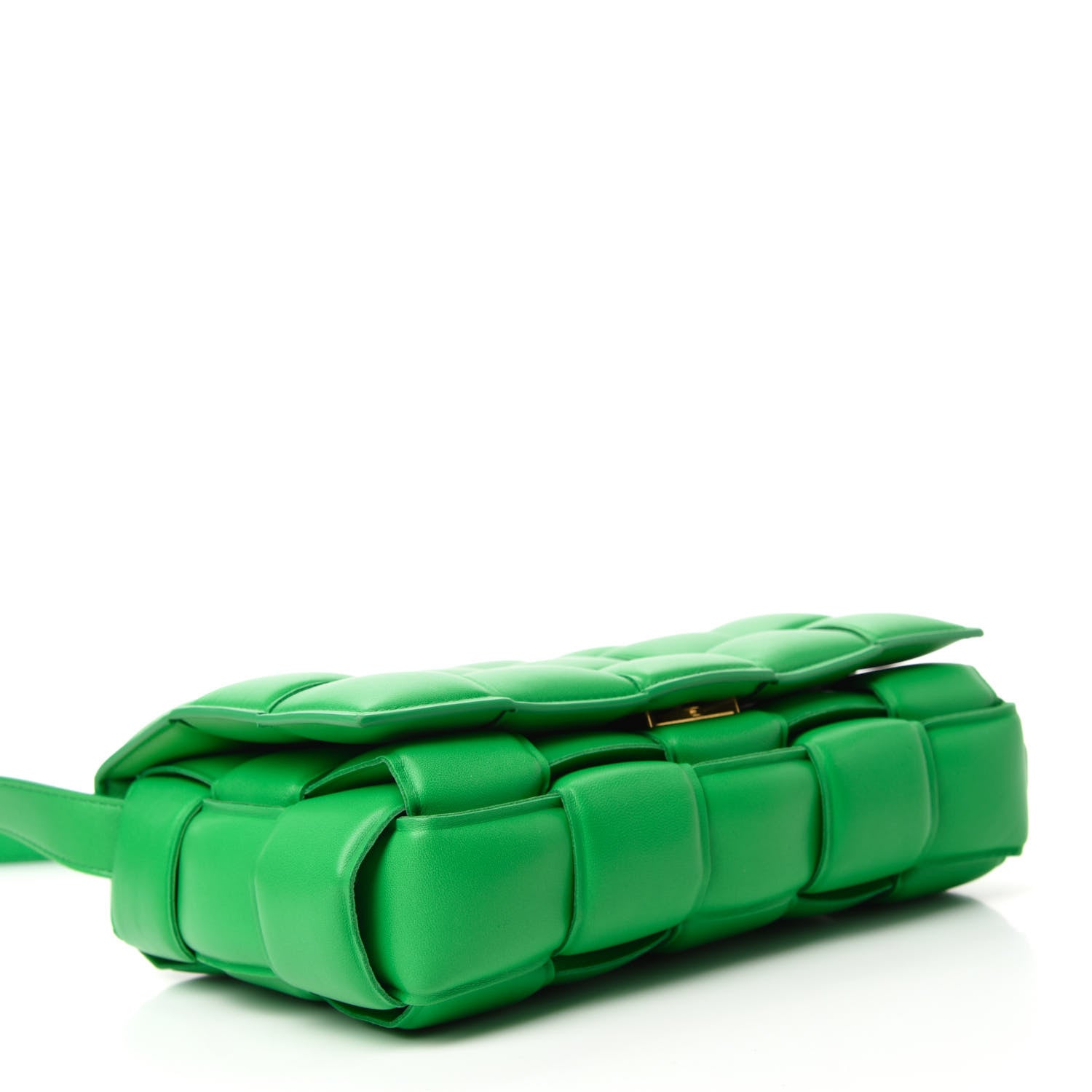 Bottega Veneta Nappa Maxi Intreccio Padded Cassette Crossbody Bag Grass 4 of 11