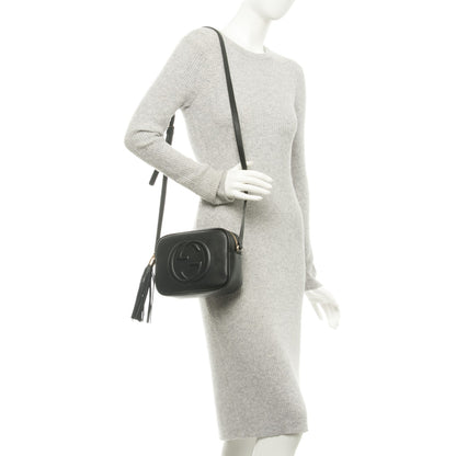 Gucci Pebbled Calfskin Small Soho Disco Bag Black 2 of 7