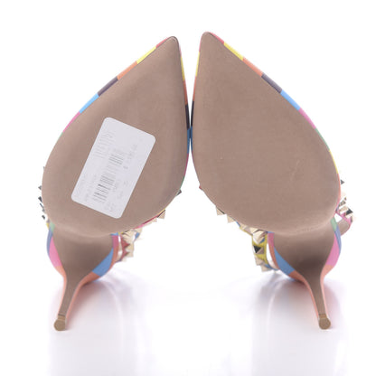 Valentino Garavani Calfskin 1973 Rockstud Ankle Strap 100mm Pumps 35.5 Multicolor 5 of 7