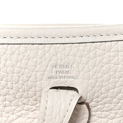 Hermes Taurillon Clemence Amazone Evelyne TPM New White 6 of 10
