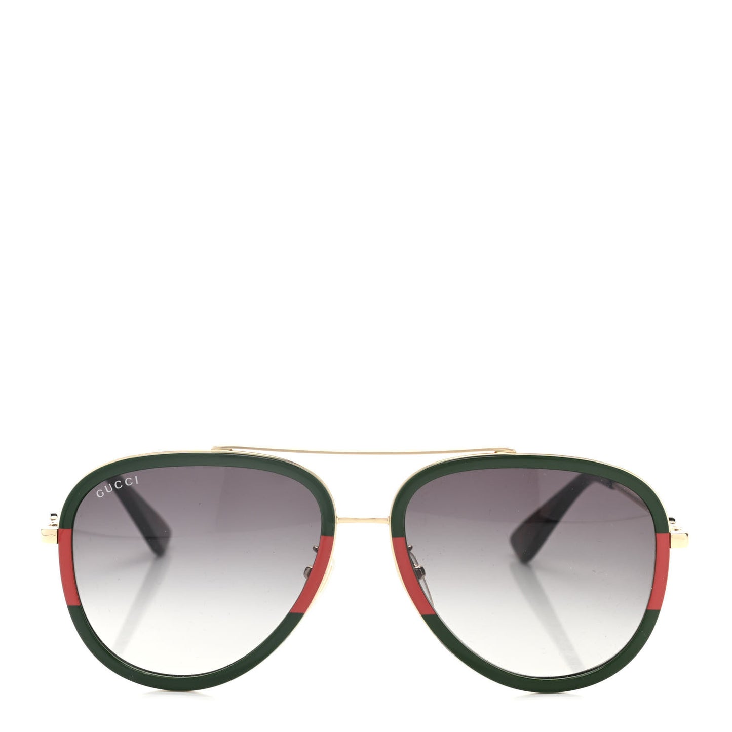 Web Aviator Sunglasses GG0062S Green Red