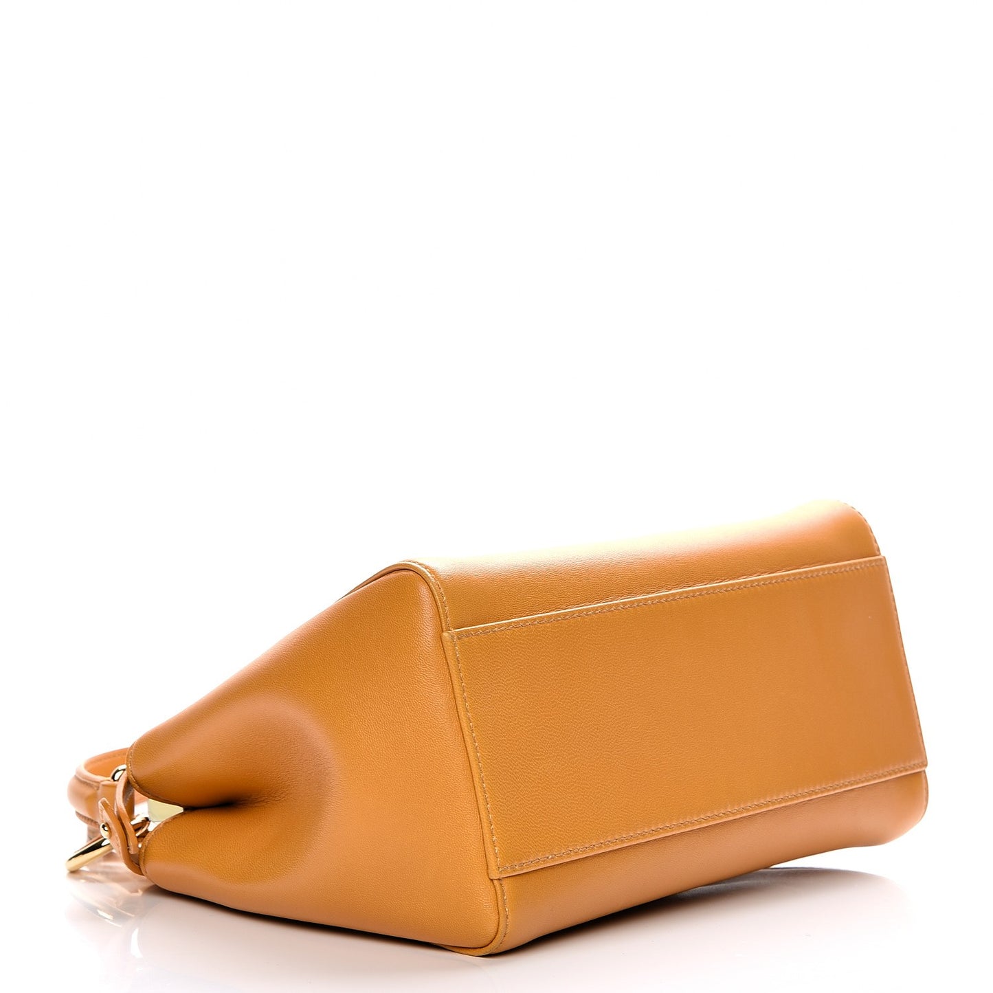 Nappa Mini Peekaboo Iconic Satchel Giallo Syrup