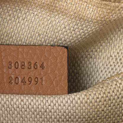 Gucci Pebbled Calfskin Small Soho Disco Bag Camelia 7 of 18