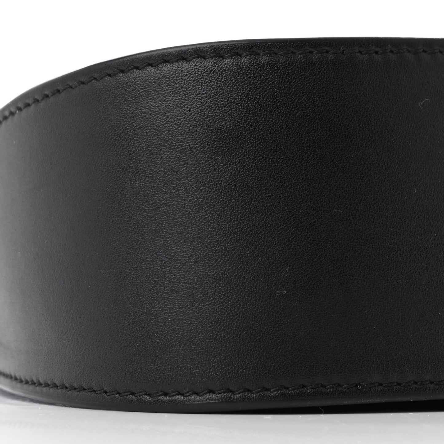 Smooth Calfskin Half Moon Shoulder Bag Black