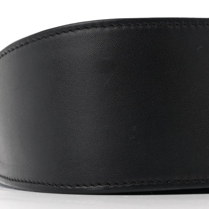 The Row Smooth Calfskin Half Moon Shoulder Bag Black 8 of 9
