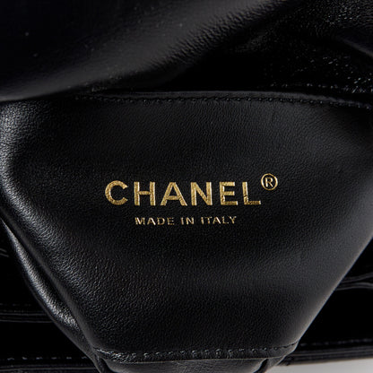 Chanel Lambskin Quilted Mini Color Match Flap Black 6 of 11