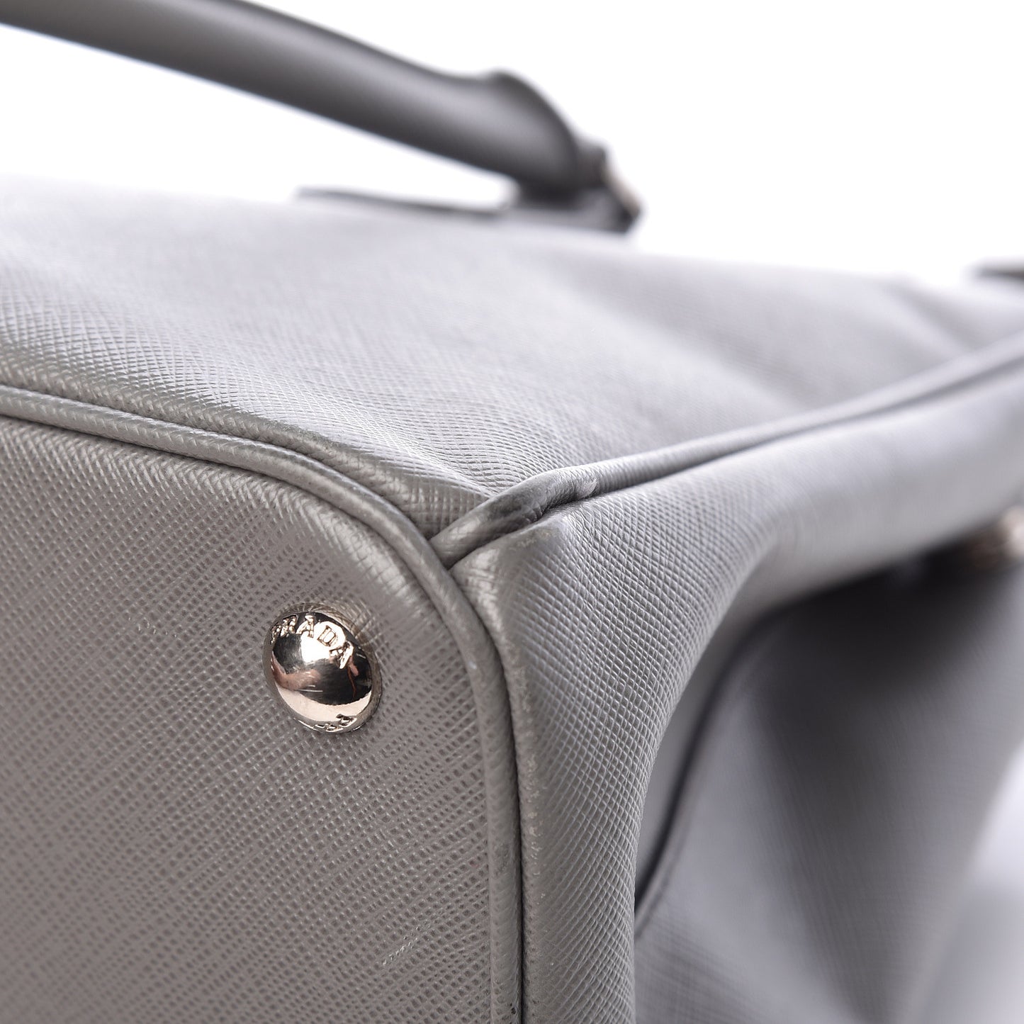 Saffiano Small Galleria Double Zip Tote Marmo
