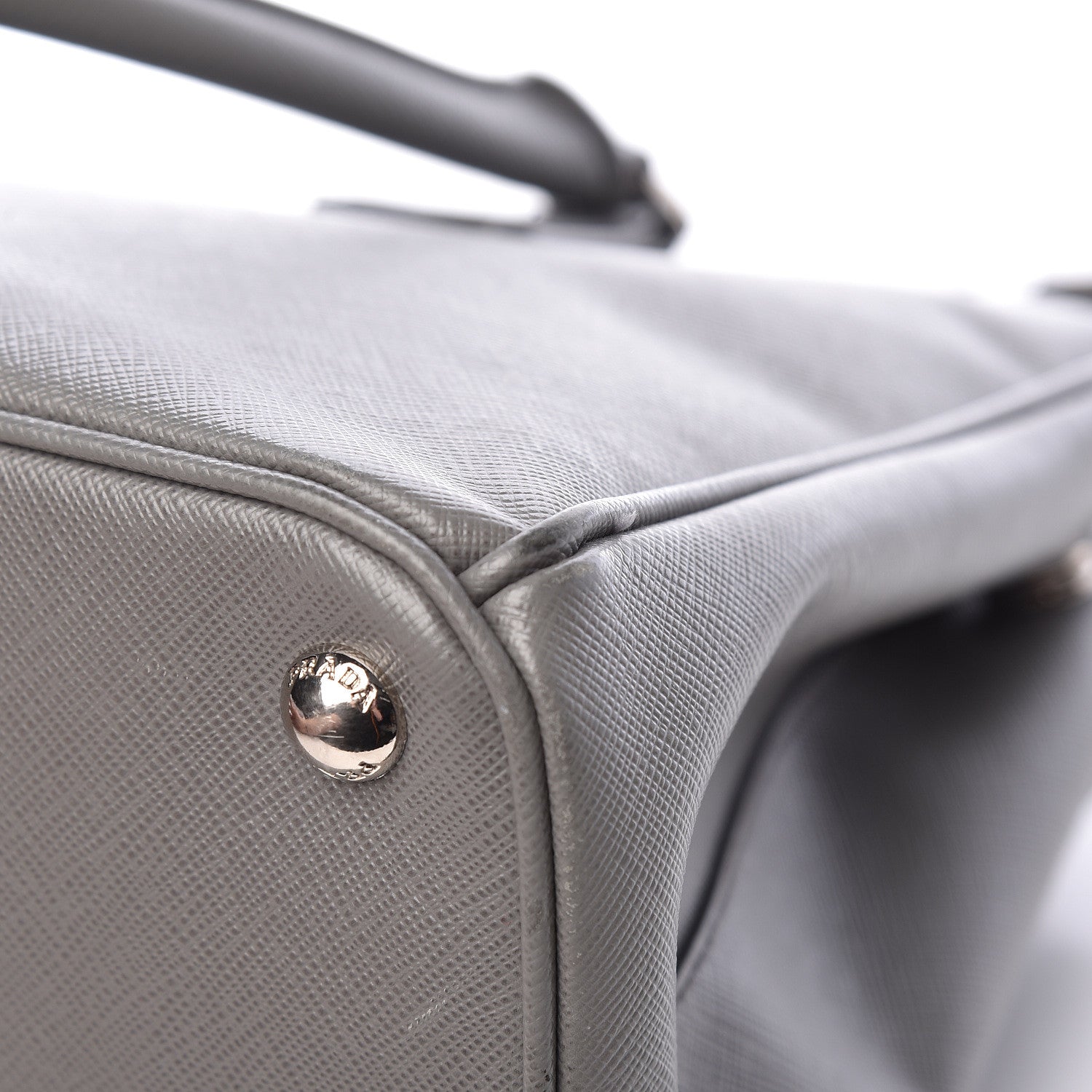 Prada Saffiano Small Galleria Double Zip Tote Marmo 18 of 18