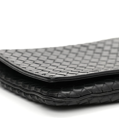 Bottega Veneta Nappa Intrecciato Crossbody Messenger Flap Black 9 of 12