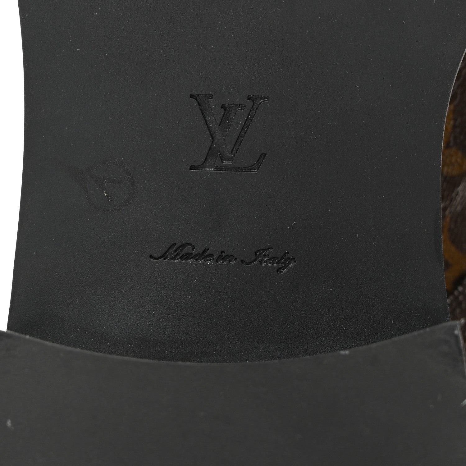 Louis Vuitton Calfskin Monogram Wonderland Flat Ranger Boots 38.5 Black 8 of 10