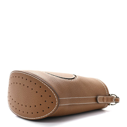 Delvaux Taurillon Mini Pin Daily Surpique Bucket Vegetal Ivory 8 of 10