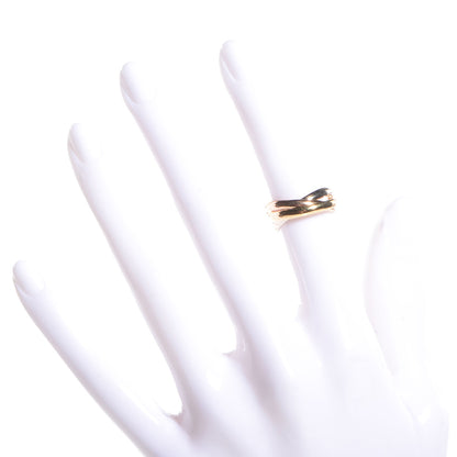 Cartier 18k Pink Yellow White Gold Trinity Ring 50 US 5.25 2 of 5