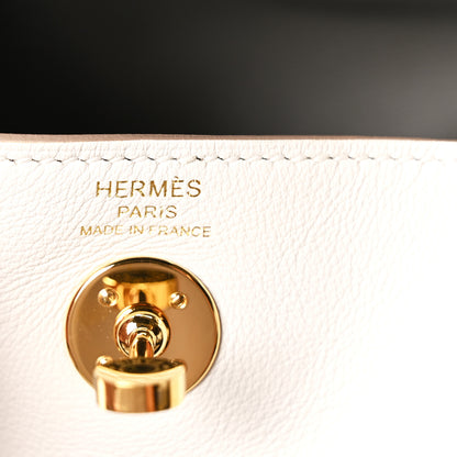 Hermes Swift Verso Mini Lindy 20 Gris Perle Gris Meyer 6 of 10