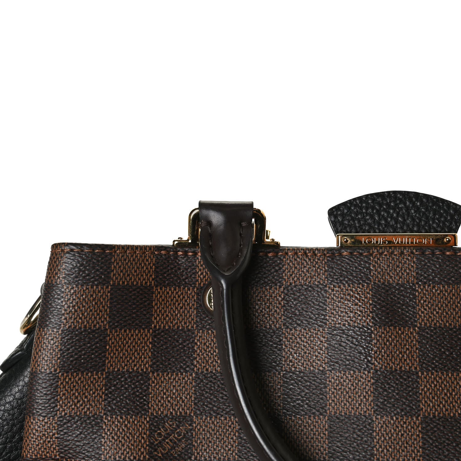 Louis Vuitton Damier Ebene Cuir Taurillon Brittany Black 10 of 11