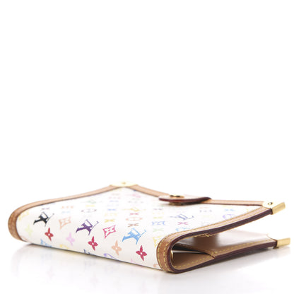 Louis Vuitton Monogram Multicolor Small Ring Agenda Cover White 4 of 8