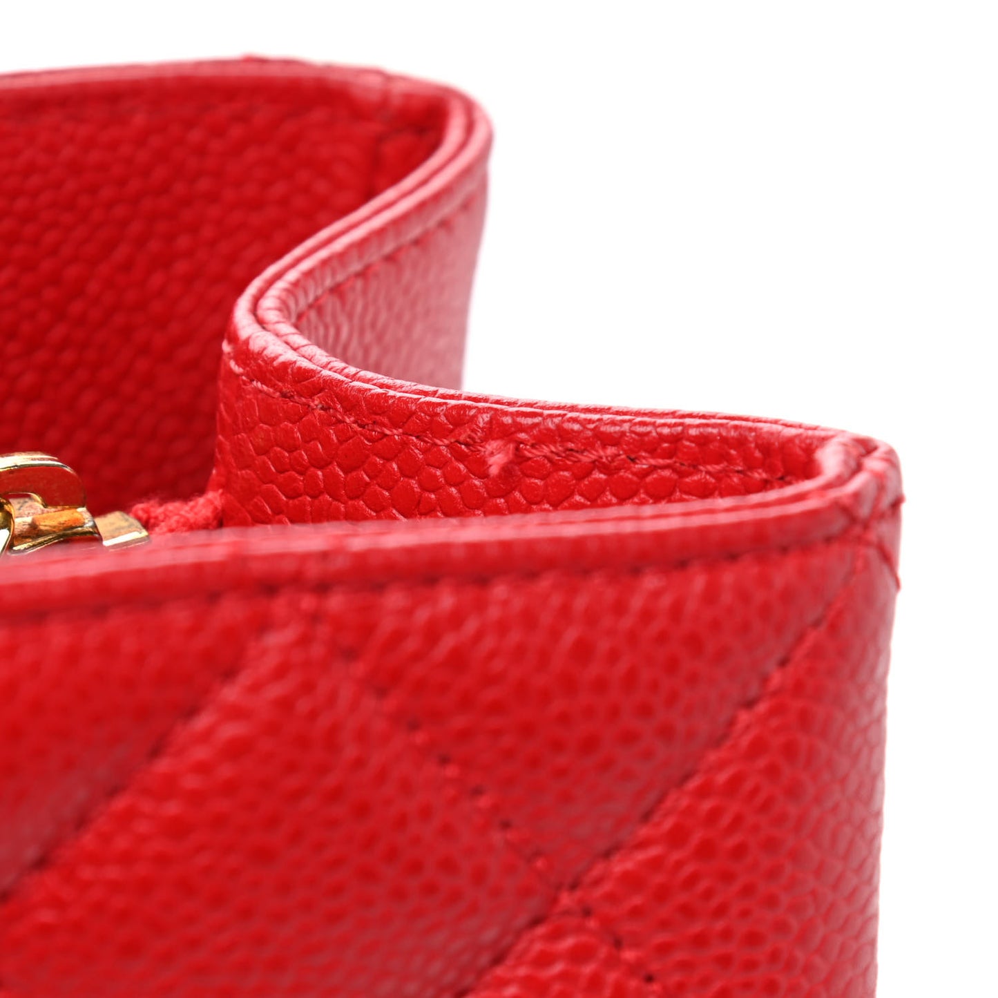 Caviar Quilted Grand Shopping Tote GST Red