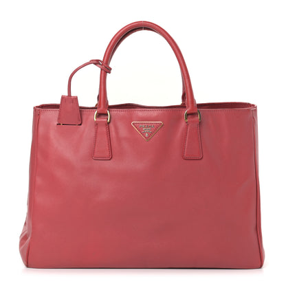 Prada Saffiano Lux Large Tote Fuoco 1 of 20
