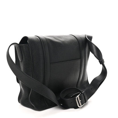 Hermes Taurillon Clemence Steve 35 Black 3 of 9