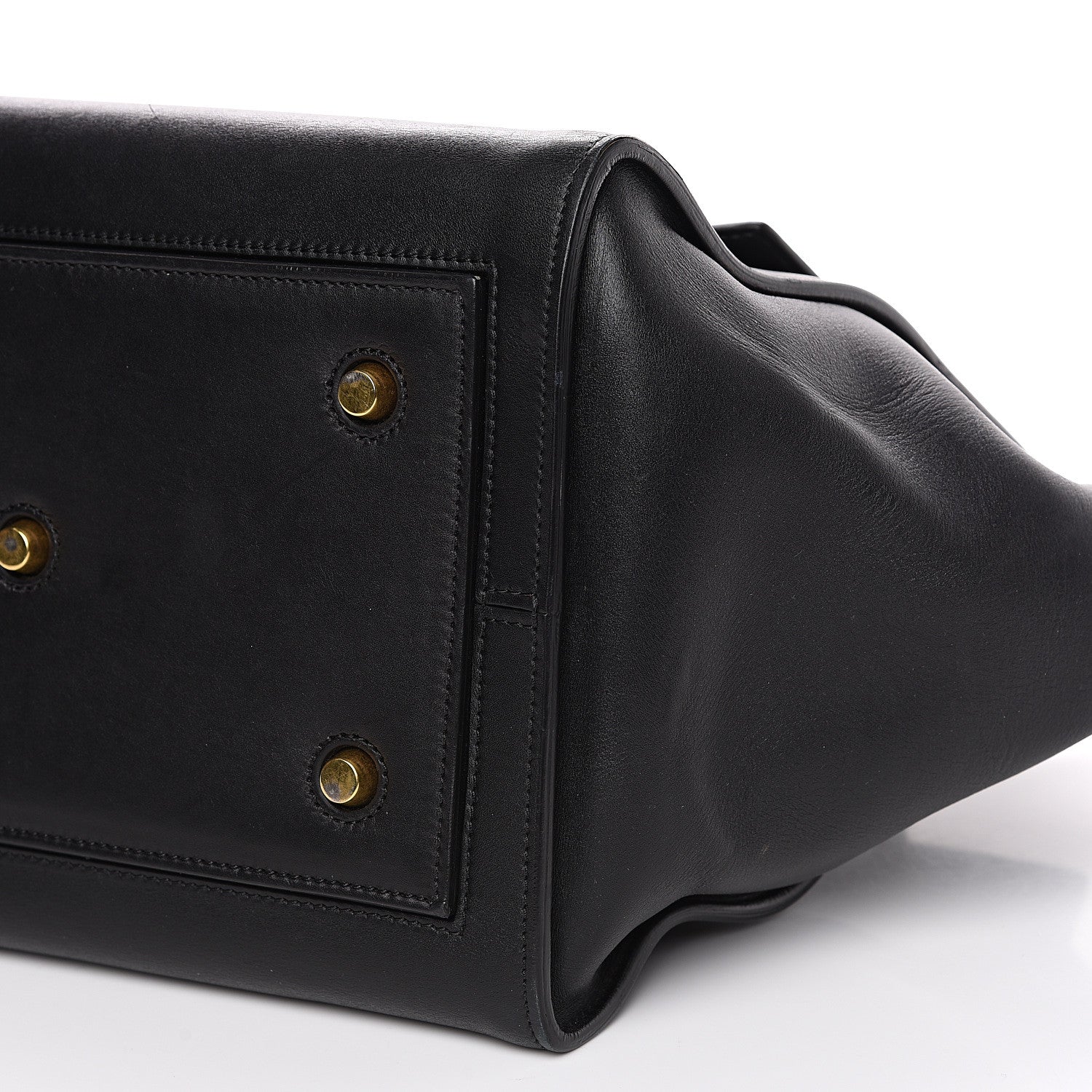 Celine Smooth Calfskin Small Tie Knot Tote Black 9 of 17