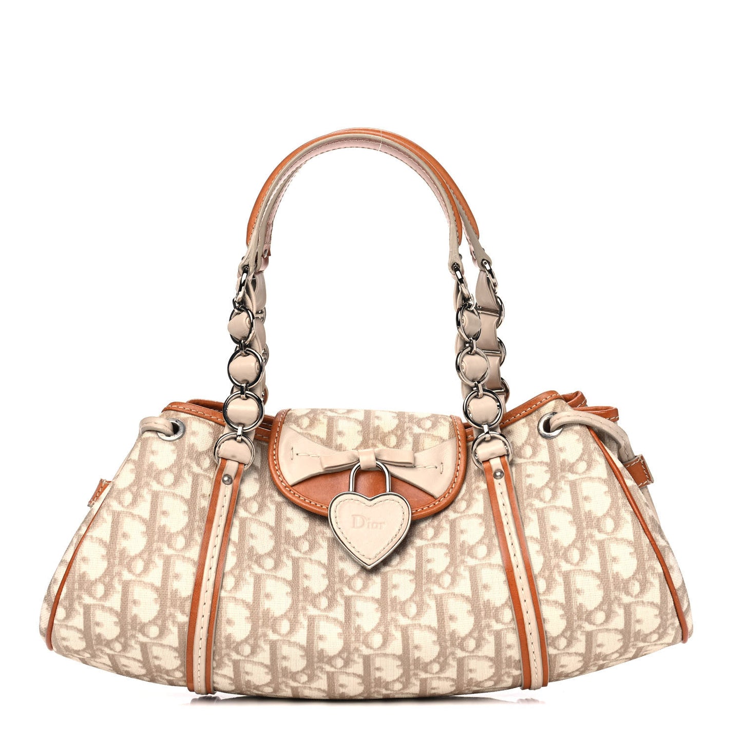 Monogram Romantique Trotter Flap Bag Beige