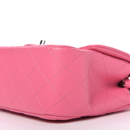 Chanel Lambskin Quilted Mini Square Flap Pink 7 of 11