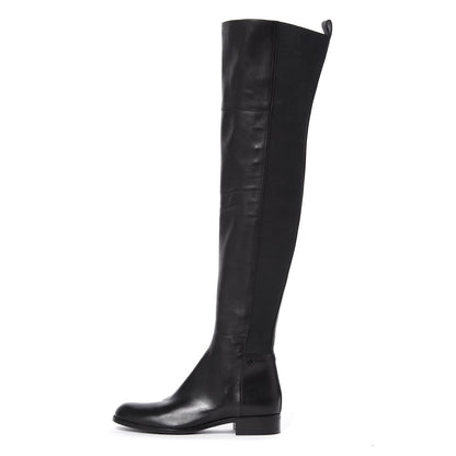 Gucci Nappa Charlotte Riding Boots 38.5 Black 1 of 9