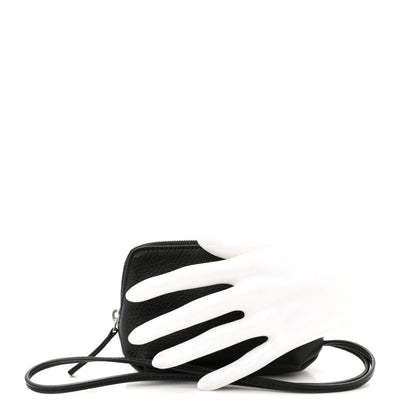The Row Grained Calfskin Owen Pouch Black 4 of 12