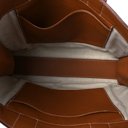 Hermes Togo Front Pocket Tote Gold 5 of 7