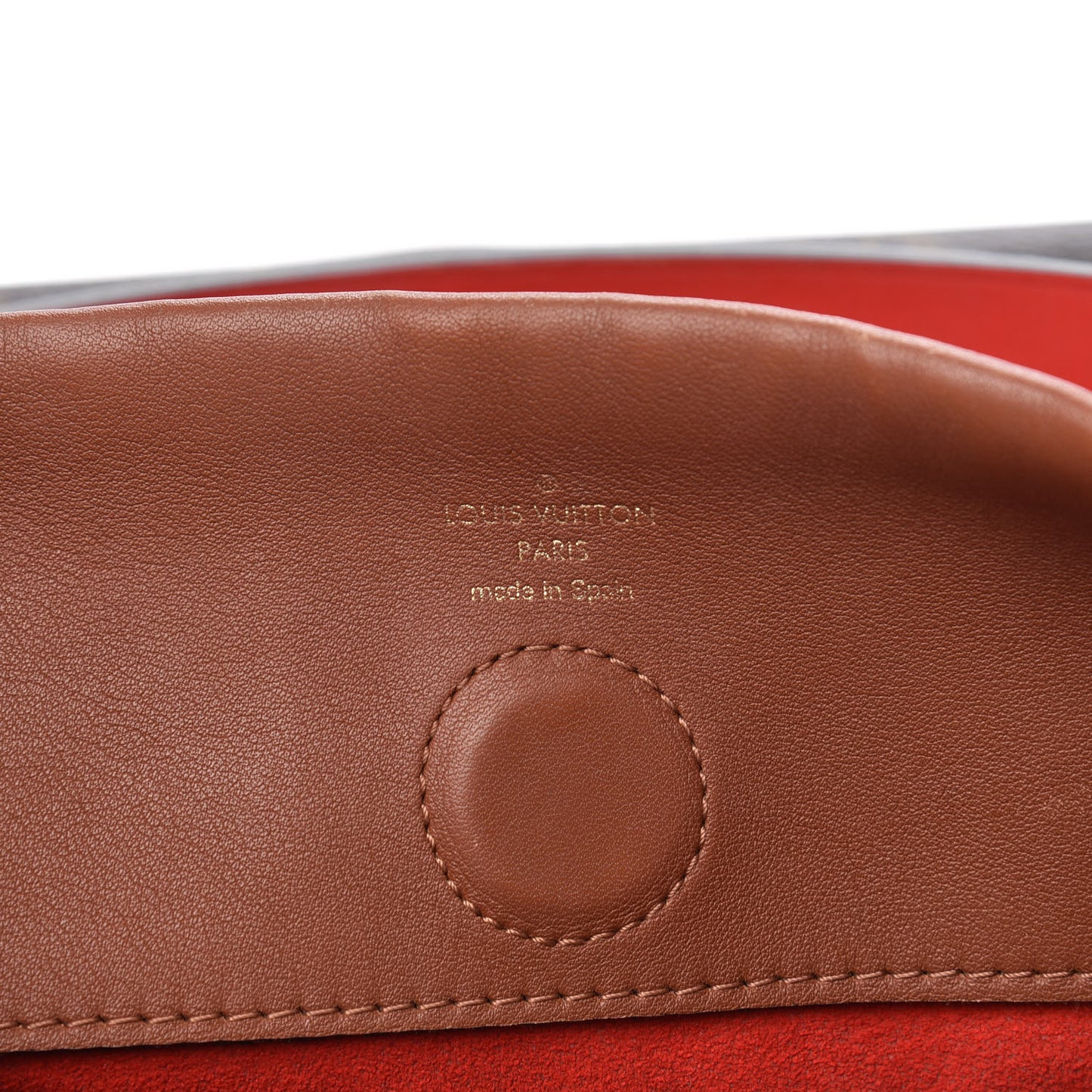 Monogram Tuileries Besace Caramel Rouge
