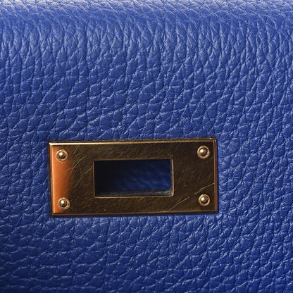 Hermes Togo Kelly Retourne 28 Bleu Electrique 12 of 37