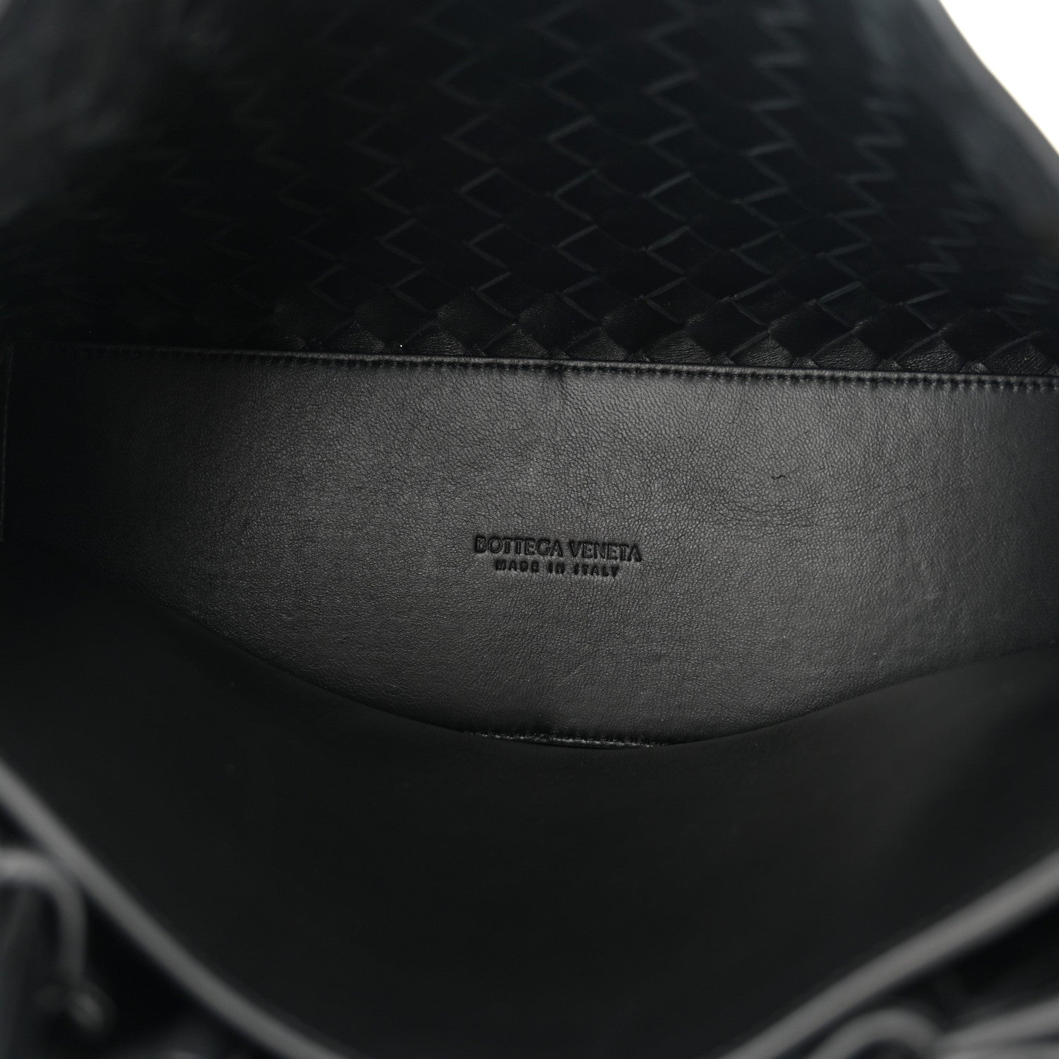Bottega Veneta Nappa Intrecciato Medium Andiamo Shoulder Bag Black 5 of 9