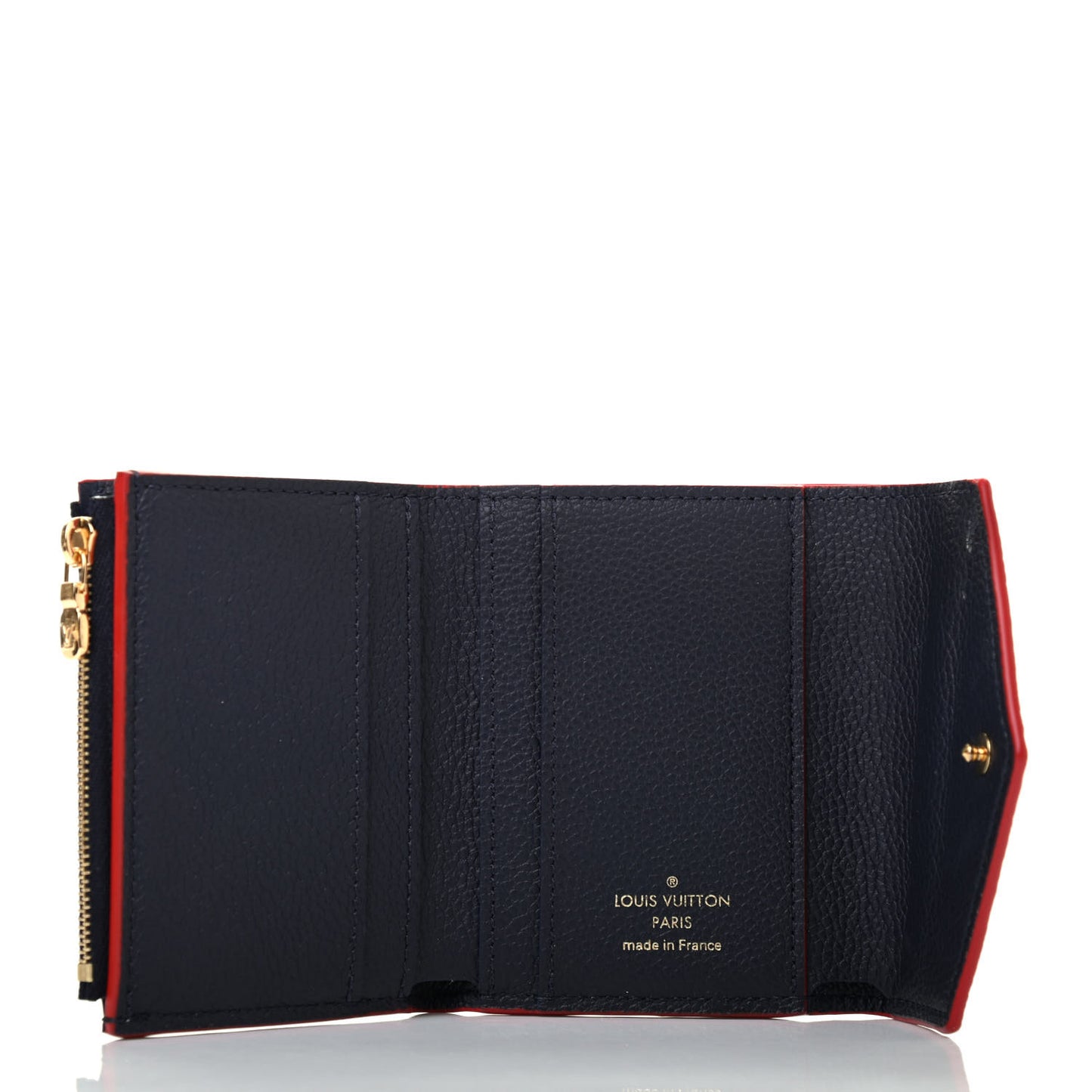Empreinte Zoe Wallet Marine Rouge