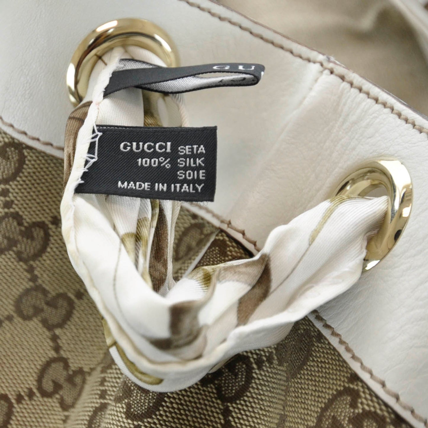 Monogram Positano Tote Ivory