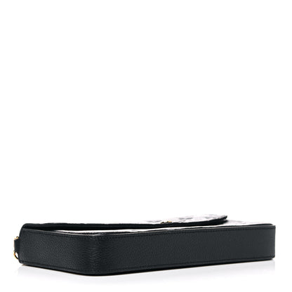 Louis Vuitton Empreinte Pochette Felicie Chain Wallet Black 4 of 10