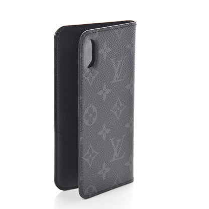Louis Vuitton Monogram Eclipse iPhone XS Max Folio Case 3 of 7