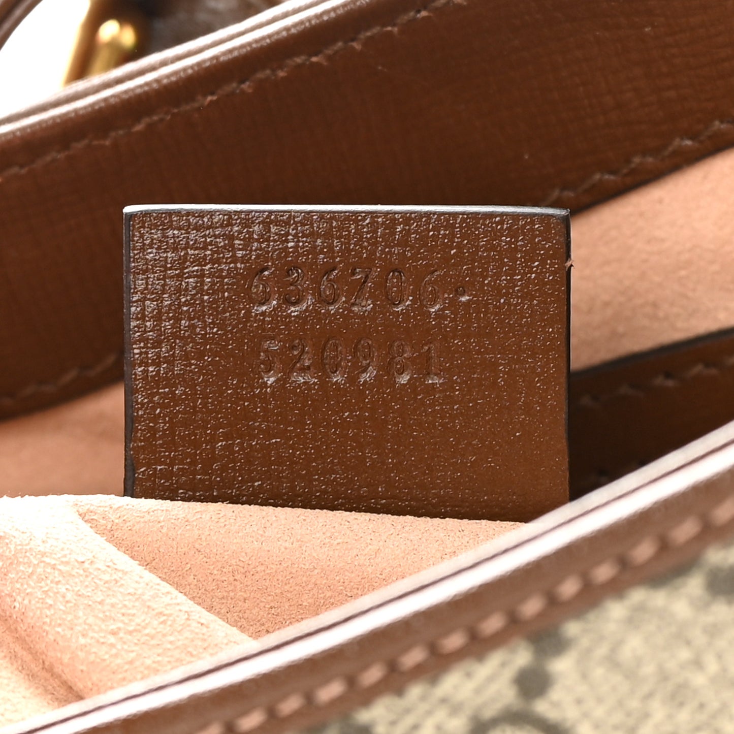 GG Supreme Monogram Azalea Calfskin Web Small Jackie 1961 Hobo Beige Ebony Brown Sugar
